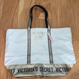 NWT Victoria’s Secret Glitter Tote